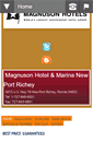 Mobile Screenshot of magnusonhotel-marinanewportrichey.com